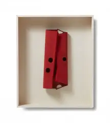 Manfred Muller, Red Prelude, 1997, Oil on card