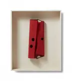 Manfred Muller, Red Prelude, 1997, Oil on card