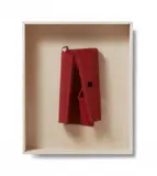 Manfred Muller, Red Prelude, 1997, Oil on card