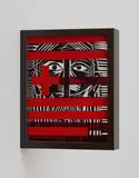 Mimmo Paladino, Nord Sud Mari dell' Est Mari dell' Ovest, 2010, Colour silkscreen on plexiglass in wooden box