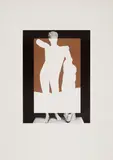 Giulio Paolini, Ritratto dell'artista come modello, 1980, 5 works: each photo lithograph on card. Each