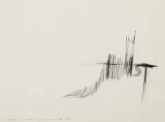 Gerhard Rühm, Skripturale Meditation, 1985, Ballpoint pen on paper