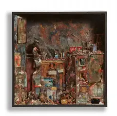 H.A. Schult, Von Traum zu Traum, 1977, Mixed media in wooden box