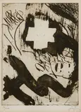Antoni Tàpies, La nourriture du bourreau, 1983, Colour etching on paper