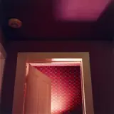 Raissa Venables, Bathroom Ceiling, 2002, Chromogenic print on plastic board, face-mounted to plexiglass