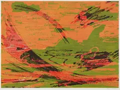 Bernd Zimmer, Frühling, Sommer, Herbst, Winter, 1992, 4 works: each colour woodcut on card. Each