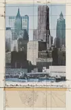 Christo, Lower Manhattan Wrapped Buildings, Project for 2 Broadway, 20 Exchange Place