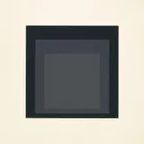 EK II (from: Homage to the Square) by Josef Albers, 1970, Colour silkscreen on card, sold Dec 2018
