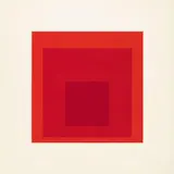 EK IK (from: Homage to the Square) by Josef Albers, 1970, Colour silkscreen on card, sold Dec 2018