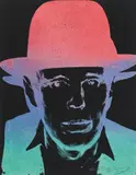Joseph Beuys by Andy Warhol, 1980/1983, Colour silkscreen on card, sold Dec 2018