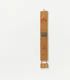 Robert Filliou, Yes (Seeing plus on all sides), Wall object: pencil, collaged with fabric and paper, on 2 wooden elements