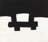 Eduardo Chillida, Berlin, 1990, Silkscreen with embossing on paper