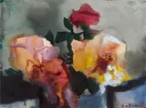 Klaus Fußmann, Untitled, 1992, Watercolour and gouache on card
