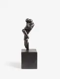 Fritz Koenig, Paar, 1990, Bronze with black brown patina