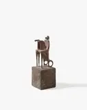 Fritz Koenig, Kleine Biga, 2003, Bronze with golden brown patina