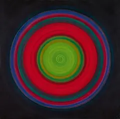 Robert Rotar, Große Spirale, 1965, Oil on canvas