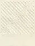 Diagonale Struktur by Günther Uecker, 1976, Embossing on card, sold Dec 2018