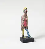 Markus Lüpertz, Felicitas, 2016, Bronze, painted. Height approx