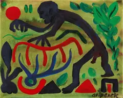 A. R. Penck, Untitled, Around 1994/1995, Acrylic on canvas