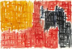 Günther Förg, Untitled, 2001, Watercolour on card