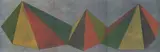 Sol LeWitt, Piramidi, 1986, 10 colour lithographs on card folded three times. Each