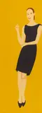 Alex Katz, Ulla (Aus: Black Dress), 2015, Colour silkscreen on card