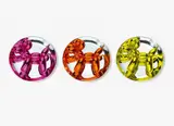 Balloon Dogs (Yellow, Magenta, Orange) by Jeff Koons, 2015, 3 works: each porcelain object with coloured high-gloss metal coating. Each, offered Dec 2018