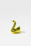 Balloon Swan (Yellow) by Jeff Koons, 2017, Porcelain object with coloured high-gloss metal coating, offered Dec 2018