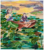 SEO, Koreanische Brücke III, 2004, Mixed media on paper