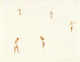 Norbert Bisky, haltet das Gleichgewicht, 2002, Watercolour on card