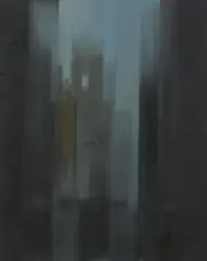 Michael van Ofen, Rue Neuve Notre Dame, 1997, Oil on canvas