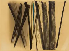 Untitled by Hans Hartung, 1957, Pastel and charcoal on card, sold Dec 2018