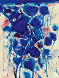 Untitled (SF 57-254) by Sam Francis, 1957, Acrylic and watercolour on paper, sold Dec 2018