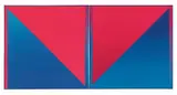 Jef Verheyen, Untitled, 1970s, 2-part work: each acrylic on canvas. Each
