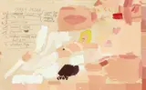 Tom Wesselmann, Paint Study for Great American Nude #82, 1967, Gripflex and pencil on card