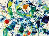 Untitled (SF 92-17) by Sam Francis, 1992, Acrylic on card, sold Dec 2018