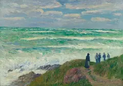 Henry Moret, Gros temps, 1898, Oil on canvas