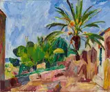 Hans Purrmann, Landschaft mit Palme