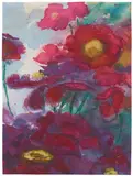 Emil Nolde, Rote Päonien (Sommerblumen), Circa 1925/1930, Watercolour on Japan paper