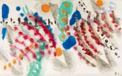 Ernst Wilhelm Nay, Dominant Grün, 1955, Oil on canvas