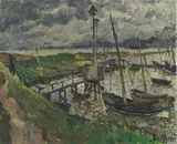 Eduard Bargheer, Finkenwärder Fischerhafen