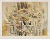 Georges Braque, Hommage à J.S. Bach, 1950 - 1959, Colour etching on wove paper with watermark "BFK RIVES"