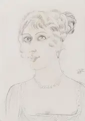 Puppe by Otto Dix, 1922, Pencil drawing on firm ivory-coloured "Monopol" paper, offered Nov 2018
