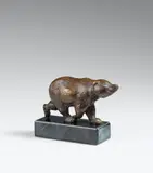 Eilender Bär auf vier Beinen by August Gaul, 1914, Bronze, sold Nov 2018