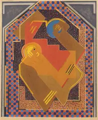 Albert Gleizes, Composition, 1923, Gouache on paper