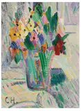 Curt Herrmann, Blumenstillleben, 1910s, Oil on canvas, formerly laid down on firm artist's board