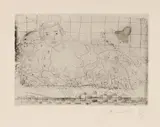 Nu couché, sol en damier by Henri Matisse, 1929, Etching on wove paper, sold Nov 2018