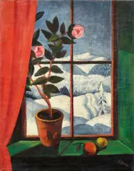 Blühende Kamelie by Carlo Mense, Circa 1932, Oil on canvas, sold Nov 2018