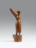 Zoltan Szekessy, Sich Kämmende, 1930, Wooden sculpture