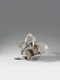 Leda und der Schwan (Entfaltung 76) by Erich Fritz Reuter, 1976, Aluminium sculpture, offered Nov 2018